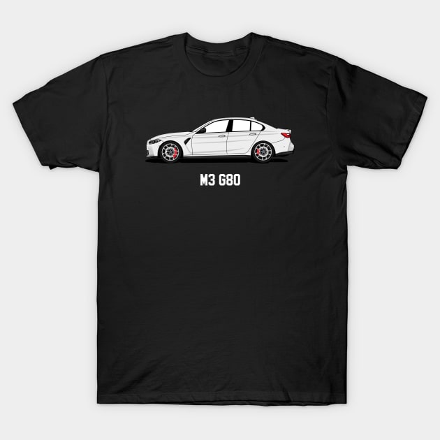 Bimmer M3 G80 T-Shirt by Turbo29